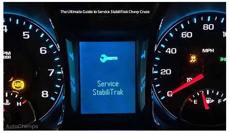 Service StabiliTrak Chevy Cruze - Causes and Prevention Tips