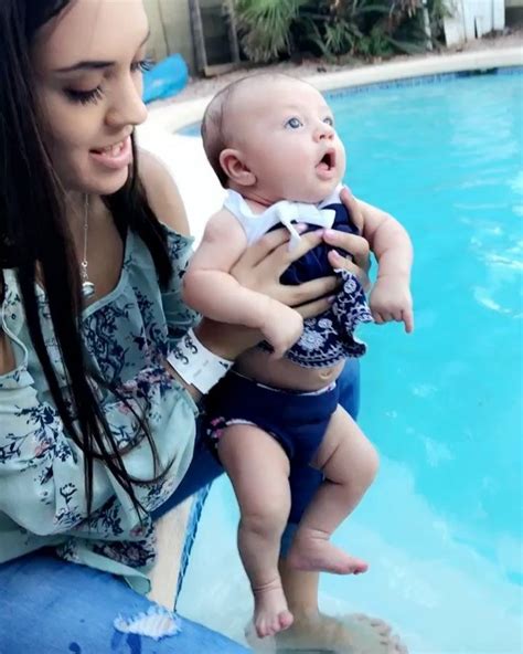 Chloe Mendoza On Instagram “ava Took Her First Dip In The Pool Yesterday 💙” Mendoza Tlc Get