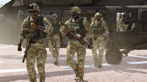 Army rangers are a special forces unit of the united states army. US Army 75th Ranger Regiment (RHS) - Units - Armaholic