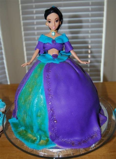 This cake has a lot of texture and detail to it but all the techniques are rather simple and straightforward. 17 Best images about jasmine doll cake on Pinterest | Jasmine, Princess jasmine cake and ...