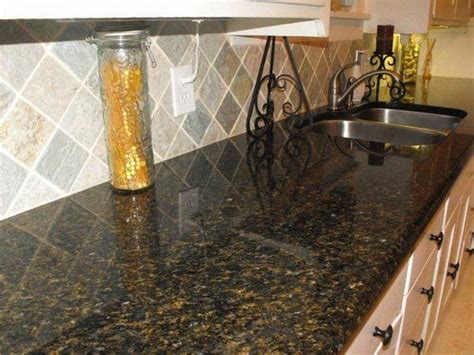 Ubatuba is quarried in brazil mostly. Uba Tuba granite counter tops: tips for including the in your kitchen | Herringbone backsplash ...