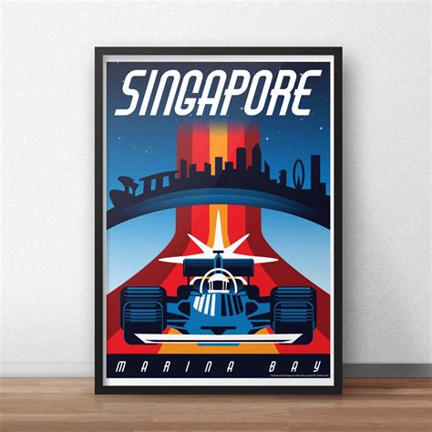 eck&art designs | Singapore Night Race Vintage-Style ...