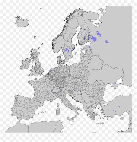 Europe Map Blank