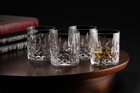 Waterford Crystal Lismore Straight Sided Whiskey Tumblers Set Of Four In 2020 Waterford