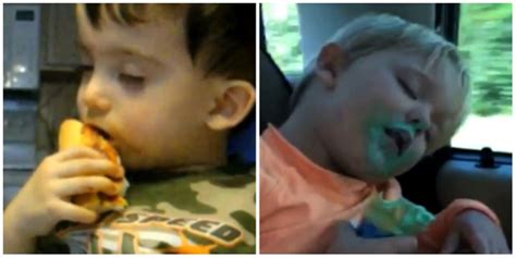 Definitive Proof Children Can Fall Asleep Literally Anywhere