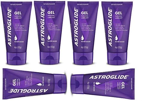 Astroglide Personal Lubricant Gel 4 Ounce Tubes Pack Of 6 Pricepulse