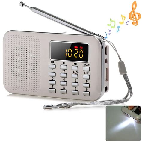 Hot Mini L 218 Digital Lcd Mp3 Radio Speaker Player Support Tf Card Usb