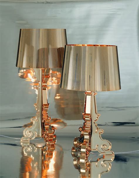 Kartell Bourgie Lamp In Gold By Ferruccio Laviani For Sale At 1stdibs