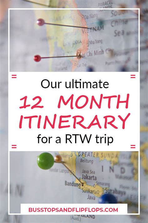 Our Round The World Itinerary In 12 Months Bus Stops And Flip Flops