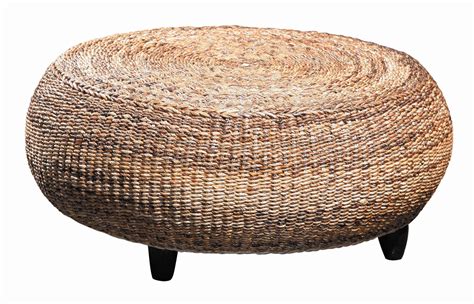 This ottoman storage coffee table can be a practical furniture in the house and on the street: Round Rattan Coffee Table | Coffee Table Design Ideas