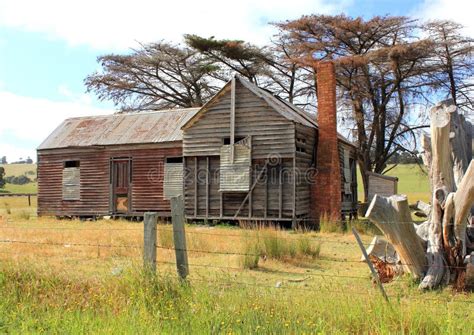 Old And Dilapidated Australian Country Homestead Stock Image Image Of