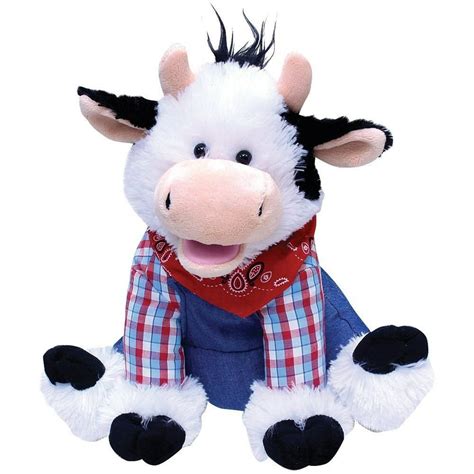 Cuddle Barn Farmer Mac The Cow Animated Singing Musical Plush Toy 12