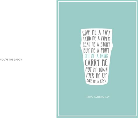 Check spelling or type a new query. 24 Free Printable Father's Day Cards | Kitty Baby Love