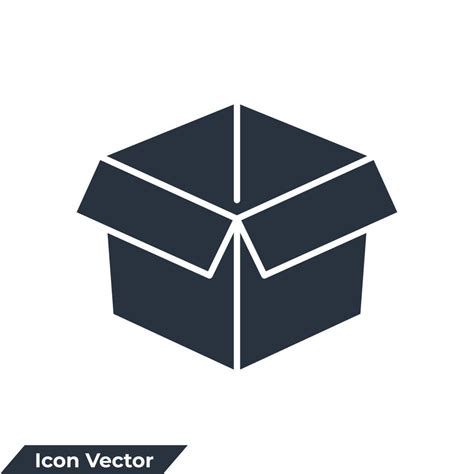 Packaging Icon Logo Vector Illustration Box Symbol Template For