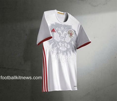 The kits also featured slogans linked to nationalist forces. New Russia Away Jersey Euro 2016- Adidas White Russian ...