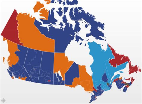 Est on october 24, 2019. Federal election results maps from 2008 and 2011