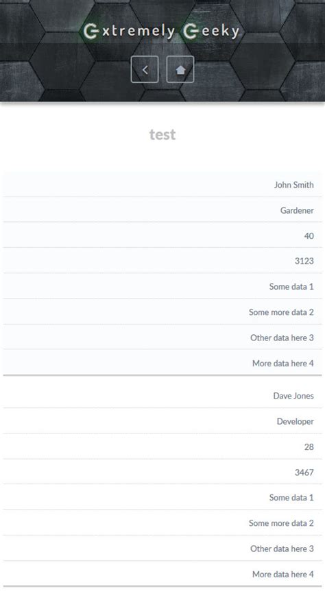 When the brandname filter button is clicked the wrapper div finds a row and sorts using data attribute name. Blog | Extremely Geeky