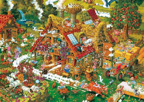 Heye Ryba Funny Farm 1000 Piece Jigsaw Puzzle