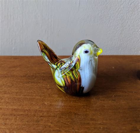 Vintage Murano Glass Bird Etsy Murano Glass Birds Glass Birds Bird