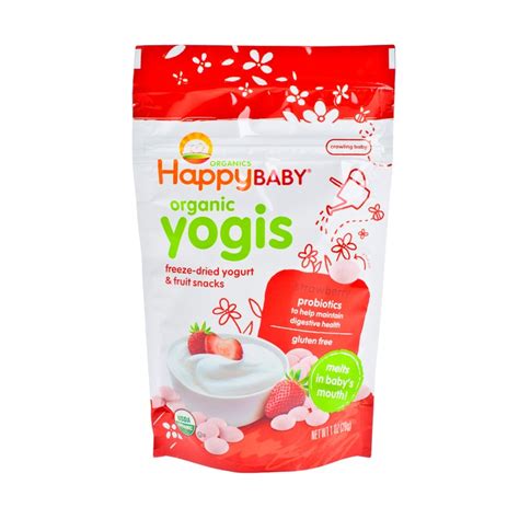 Happy Baby Organic Yogurt Snack Strawberry 士多 Ztore