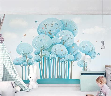 Child Room Wallpaper Nursery Wall Mural Baby Room Decoration Di 2020