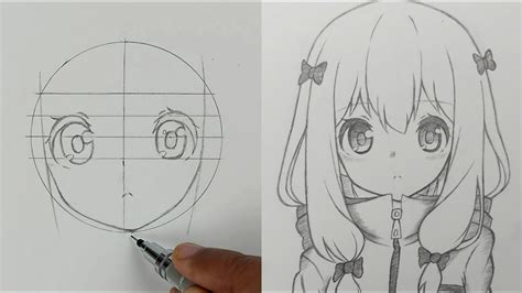 How To Draw Cute Anime Girl For Beginners Sagiri Izumi Ssart1