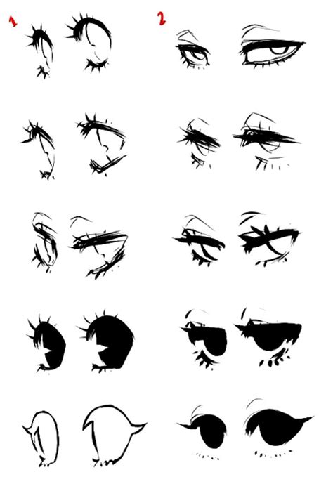 Ojos In 2020 Anime Eye Drawing Drawing Expressions Art Reference Poses