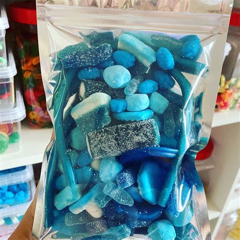 Blue Raspberry Sweet Mix Pouches Sweets Candy Pick N Mix Etsy