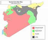 Syrian Civil War Map Images