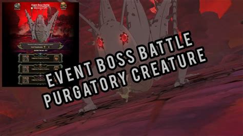 Event Boss Battle Purgatory Creature 7ds The Seven Deadly Sins Grand