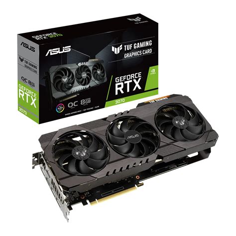 Geforce rtx™ 30 series gpus deliver the ultimate performance for gamers and creators. ASUS NVIDIA GeForce RTX 3070 TUF GAMING OC 8GB GDDR6 ...