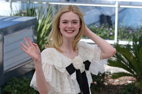 Elle Fanning Promotes The Neon Demon In Cannes