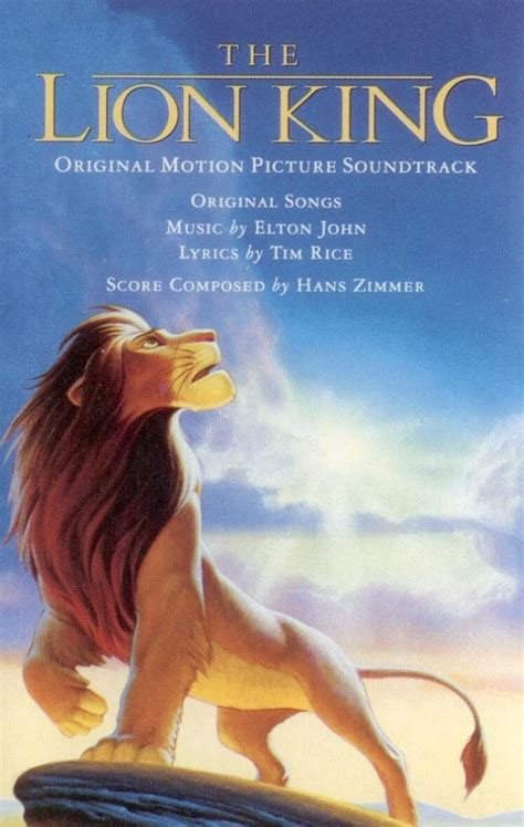 The Lion King Original Motion Picture Soundtrack Von Elton John Tim