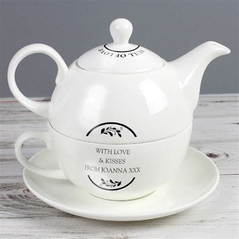 Full Of Love Personalised Teapot For One By Oli Zo