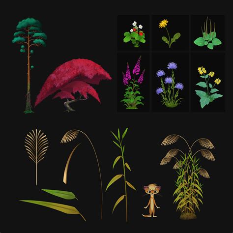 Artstation Concept Art Of Plants