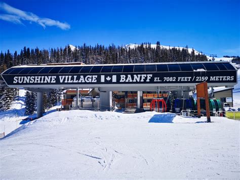 First time skiing in Banff - Sunshine Village