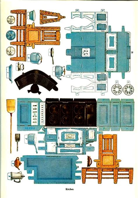 5 Best Images Of Paper Dollhouse Furniture Printables Free Printable
