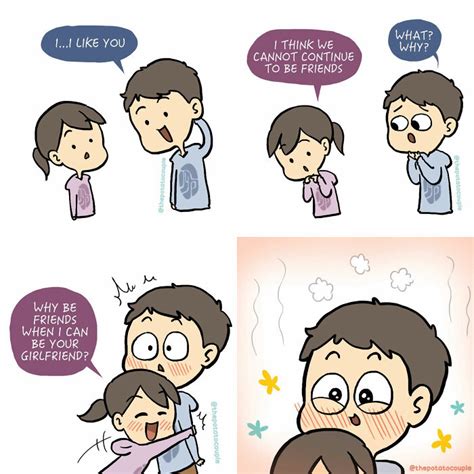 30 Funny And Relatable Relationship Comics By The Potato Couple Demilked