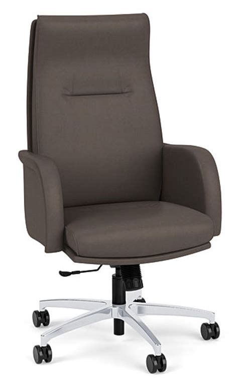 Vinyl High Back Conference Room Chair Linate Via Seating