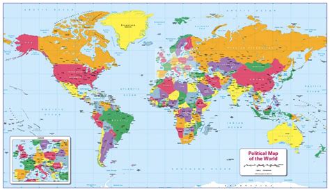 Childrens Political Map Of The World £2499