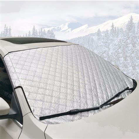 Universal All Season Car Front Windshield Snow Cover Frost Sun Shade