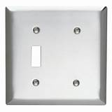 Photos of Leviton Stainless Steel Blank Wall Plate