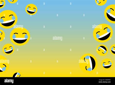 Emoji With Tears Of Joy Collection Vector Stock Vector Image And Art Alamy