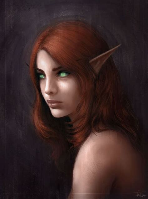 Female Blood Elf Red Hair