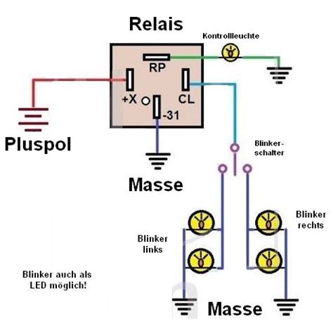 Ein schaltplan (auch schaltbild oder schaltskizze) ist eine in der elektronik gebräuchliche grafische darstellung einer elektrischen schaltung. Blinkrelais