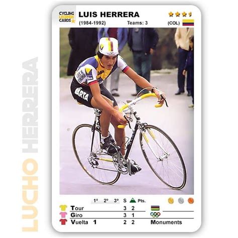 También fue campeón de montaña en. Cycling Legends Cards🌟 su Instagram: "'LUCHO' HERRERA ...