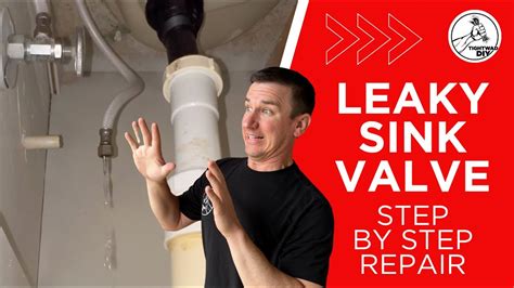 How To Repair A Leaky Sink How To Replace A Sink Shut Off Valve Youtube