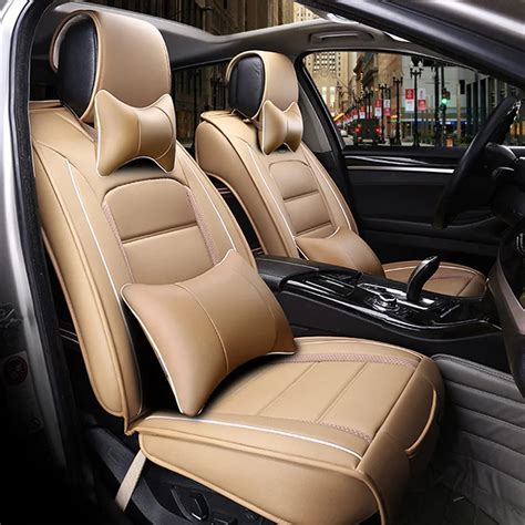 buy front rear luxury leather car seat cover for mercedes benz a b c d e
