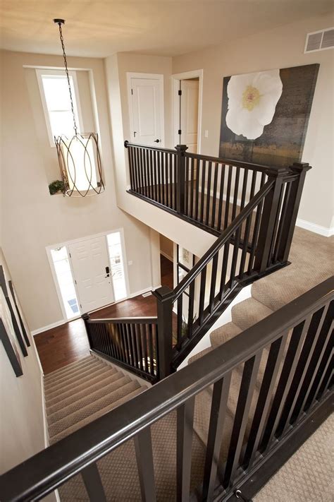 Banister Indoor Wood Railing Designs Railings Stairs Inside House