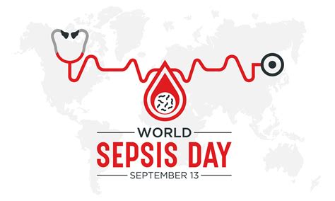 World Sepsis Day Is Observed Every Year On September 13 Vector